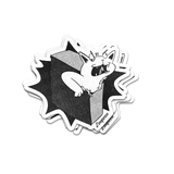 Captured Cat Sticker