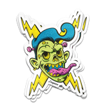 Electric Zombie Frenzy Sticker