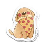 Pizza Pup Delight Sticker