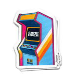 Retro Game Over Sticker