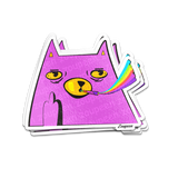 Hangover Cat Sticker