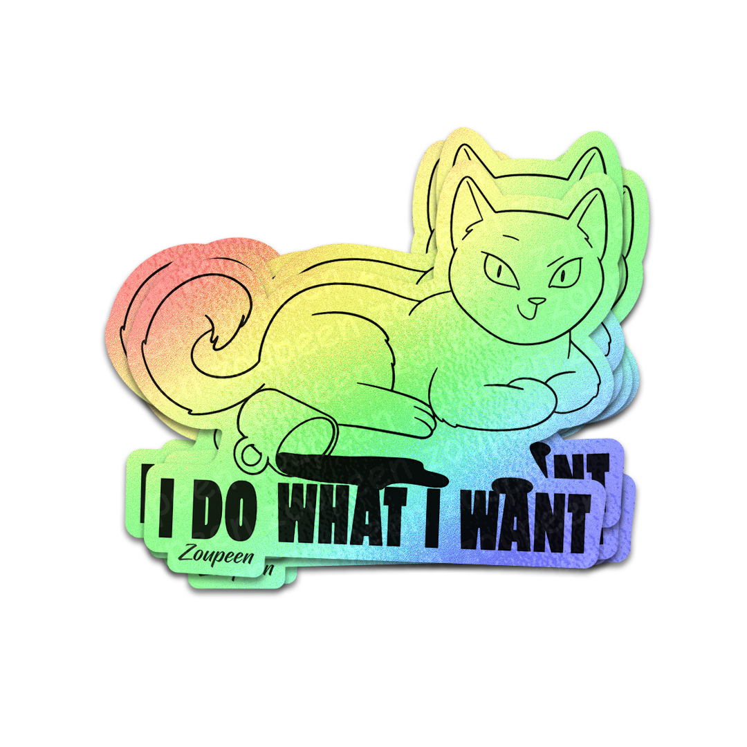 Rebel Cat Sticker