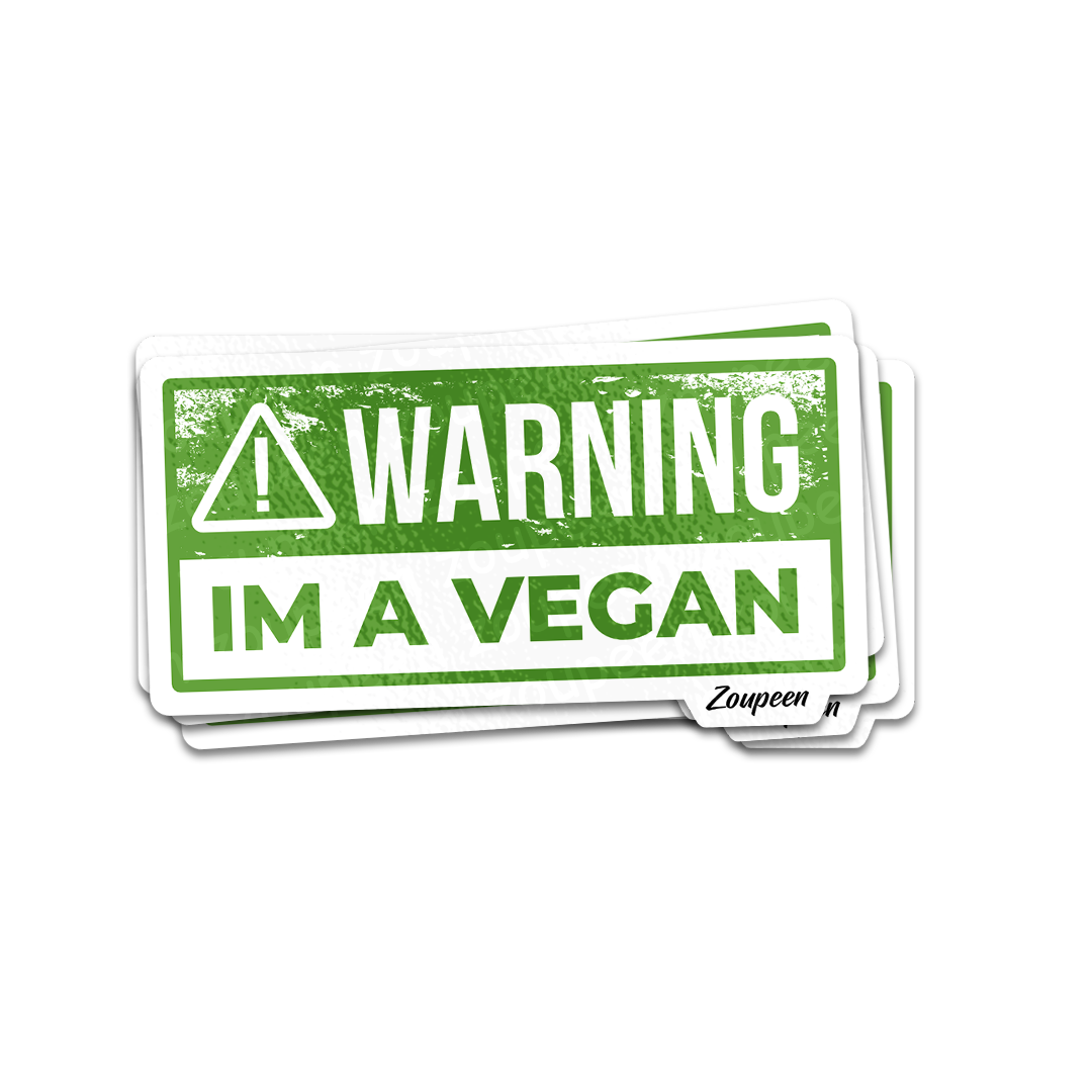 Vegan Alert Sticker