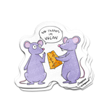 Vegan Mouse Sticker
