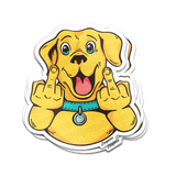 Cheeky Pup Sticker