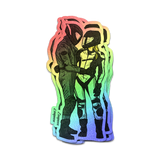 Motorbike Couple Sticker
