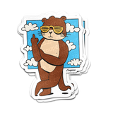 Cool Otter Vibes Sticker
