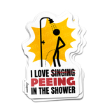 Shower Serenade Sticker