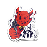 Devil's Demand Sticker