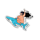 Shark Rider Sticker