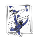 Skydiver Thrill Sticker
