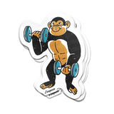 Muscle Monkey Sticker